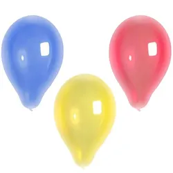 Papstar 120 Luftballons Ø 25 cm farbig sortiert Crystal