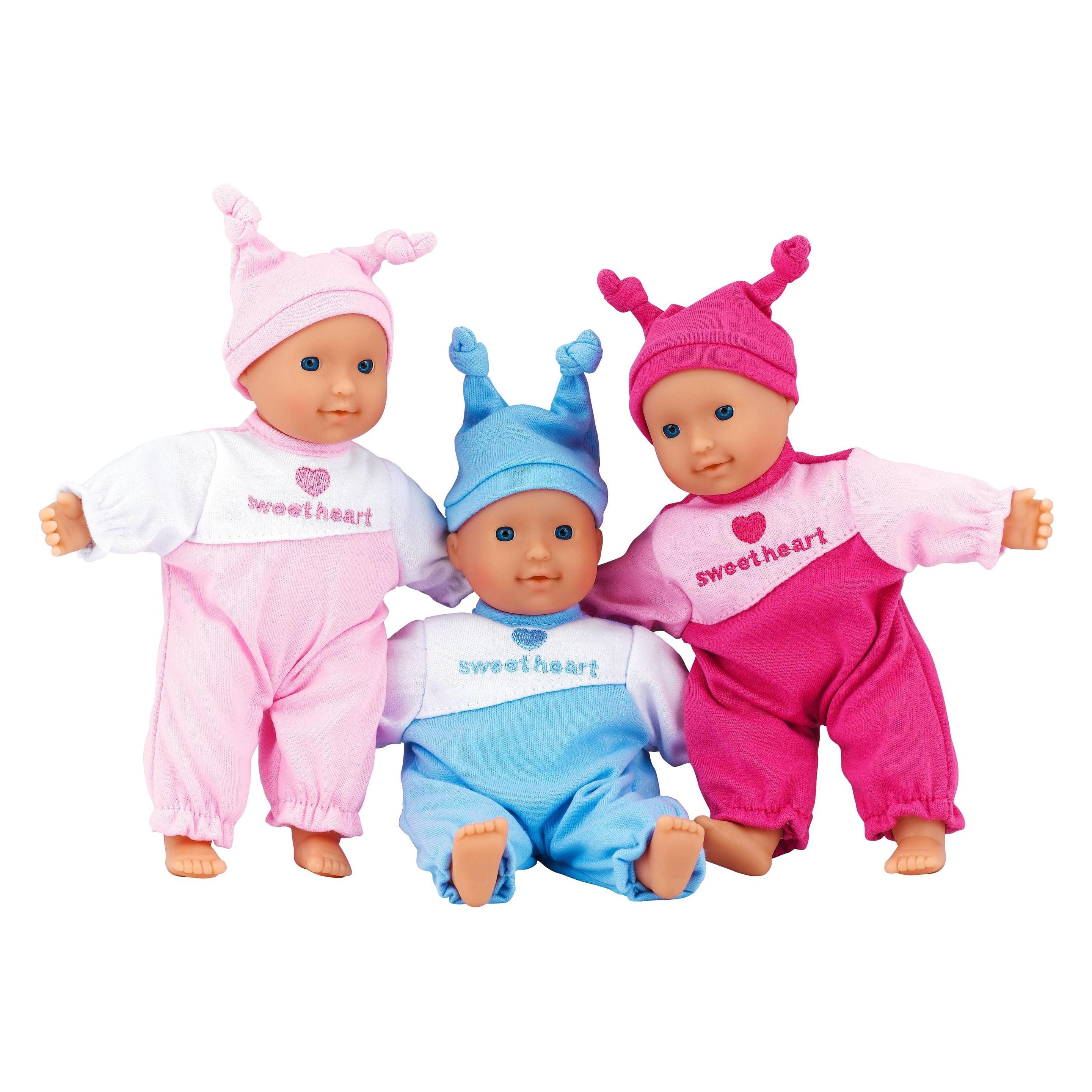 Dolls World DOLLSWORLD Little Love Puppe, ast.3, CDU (60518)