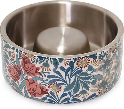 Morris & Co Bower Double Walled Slow Feeder Dog Bowl