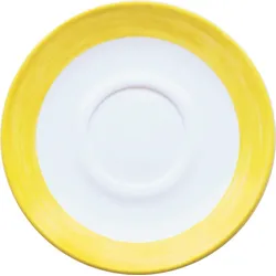 ARCOROC Brush Yellow Untertasse 14cm * 6er