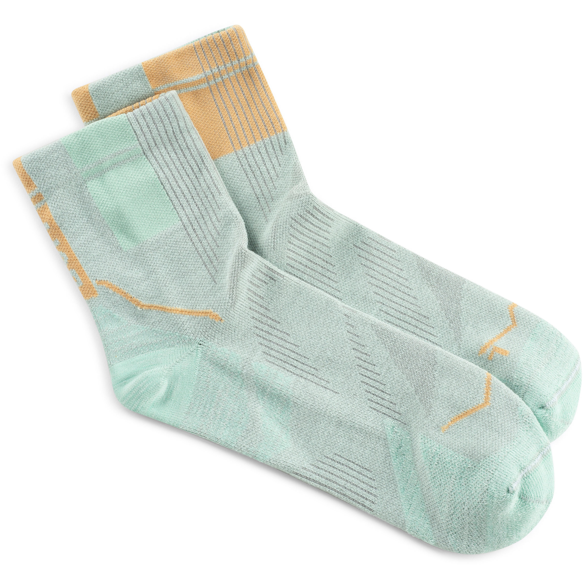 Buff Coolnet Quarter Laufsocken grau Größe 42 Laufen | Trailrunning Widerstandsfähig