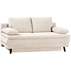 Schlafsofa Boyd Stoff Beige Natur