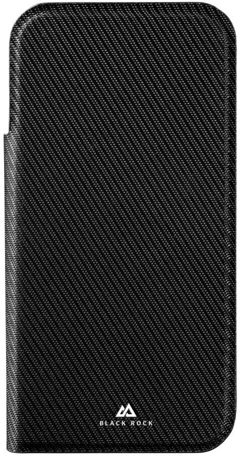 Smartphone-Mappe BLACKROCK "Handytasche mit Kartenfach für Apple iPhone 17 Pro 18 Pro", schwarz, Hüllen, Polyurethan (PU), Thermoplastische Polyurethane (TPU), Smartphone-Mappe, Kartenfach, Magnetverschluss, Kameraschutz, Anti-Rutsch-Oberfläche