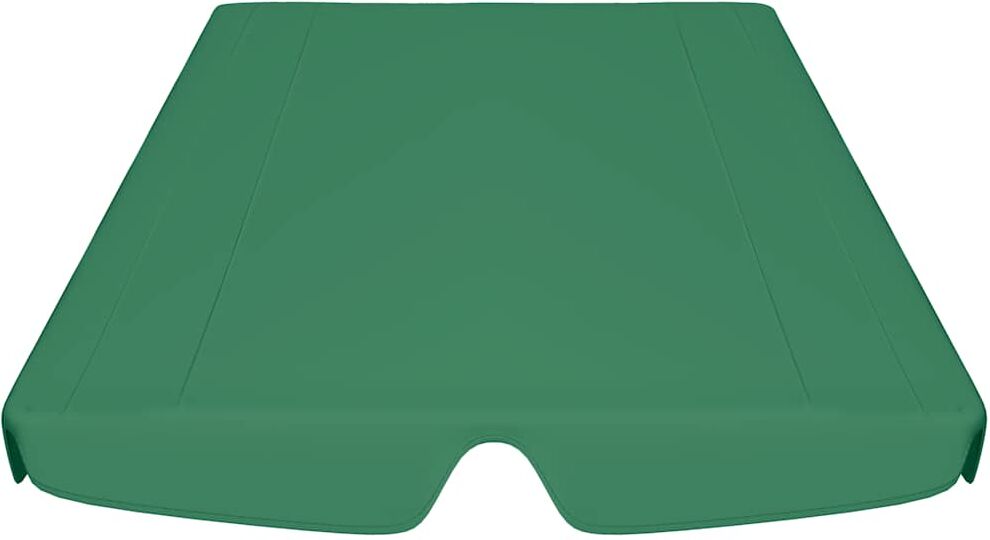 vidaXL Toit de rechange de balançoire vert 188/168x145/110 cm