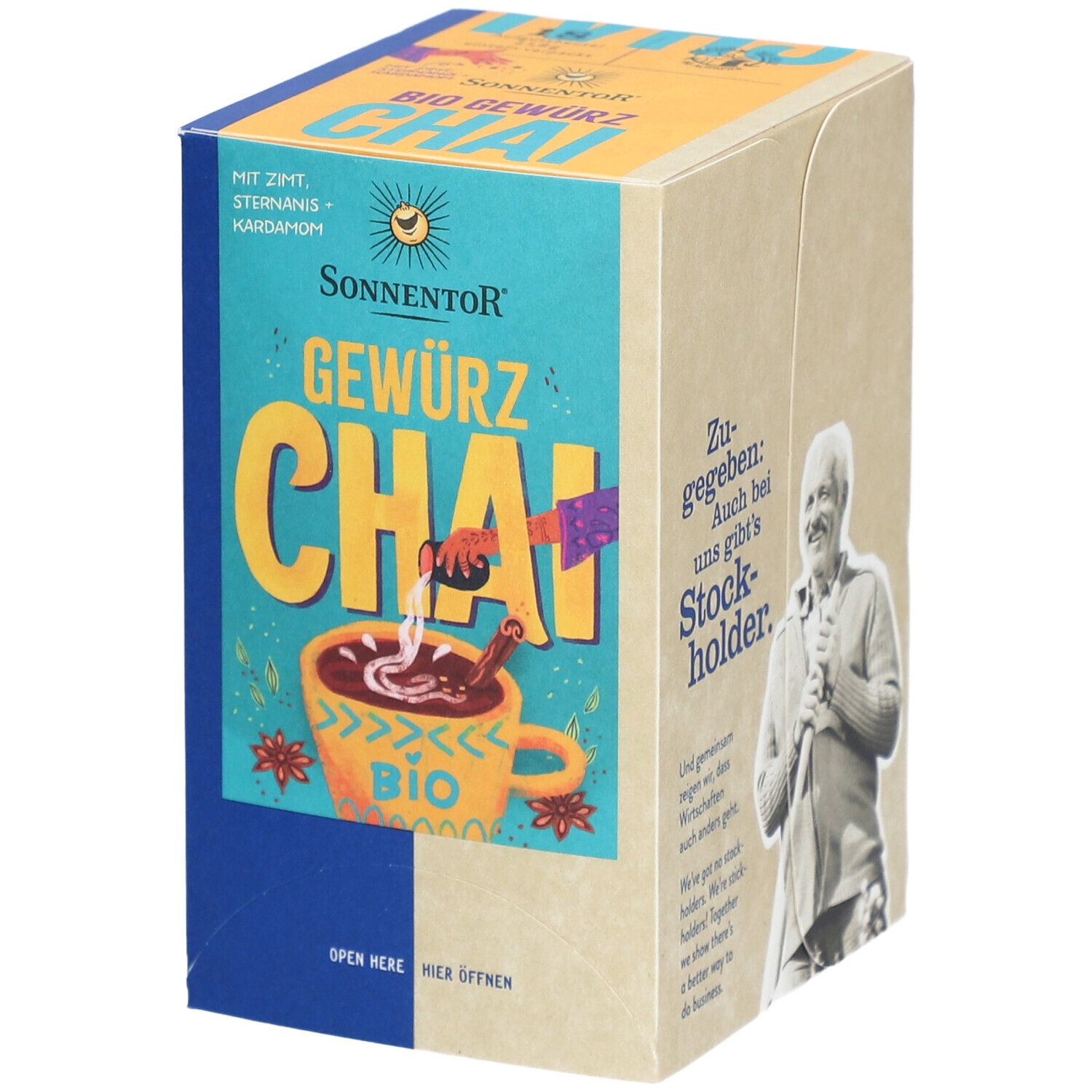 Sonnentor TEE BTL BIO Chai 18 St Gewürze