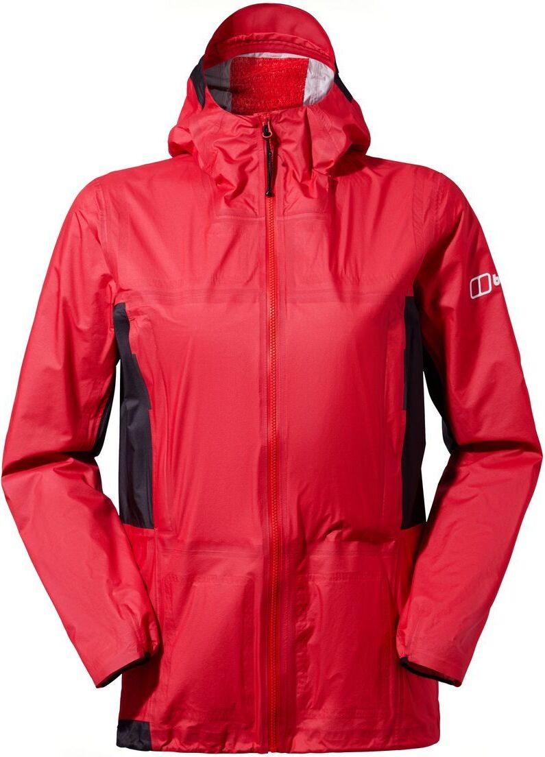 Mtnguide Hyperalphashelljacket, Damen Hardshelljacke, 12 (38), GOJI BERRY/JET BLACK, Berghaus