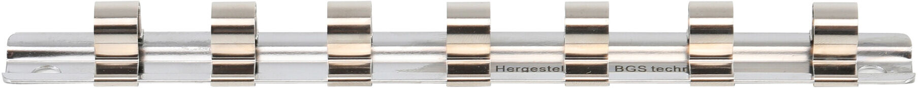 BGS Aufsteckschiene mit 7 Clips 2317, 10 mm (3/8") ; BGS technic)