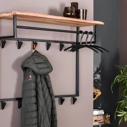designline »Edge« Garderobe 12 Haken 100x80x33 cm