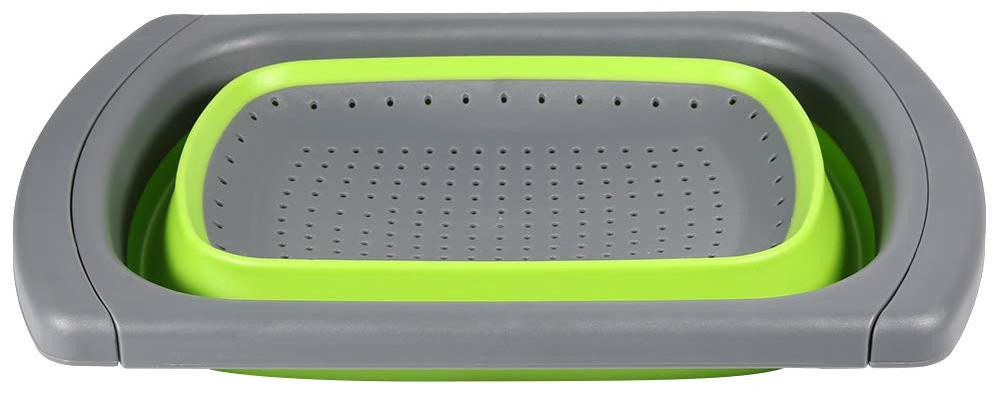 Dripio Opvouwbare afdruipmand met uitschuifbare handgrepen, 61 cm, PP+TPR