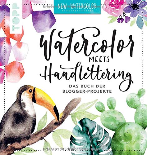 Christin Stapff - Watercolor meets Handlettering: Das Buch der Blogger-Projekte - Preis vom 30.09.2026 09:01:18 h