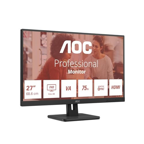 AOC 27E3UM/BK Essential-serie LED-monitor 68,6 cm (27 inch) zwart