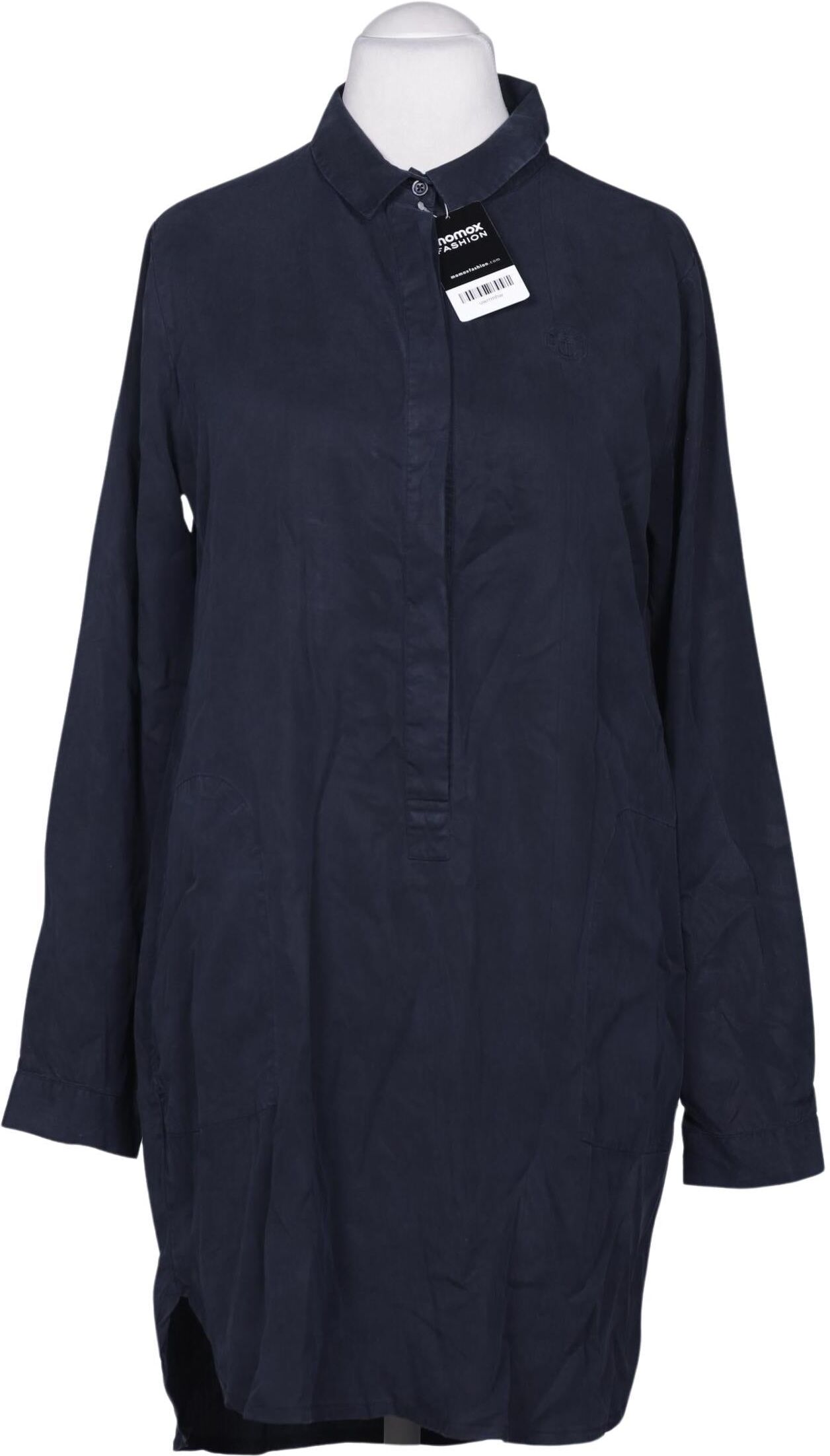 Adenauer & Co Damen Kleid, Marineblau, Gr. L, Lyocell - Second Hand