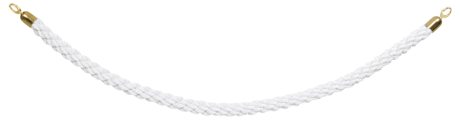 Securit Classic Gold gevlochten touw wit