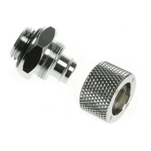 BitsPower Anschluss gerade G1/4 Zoll AG auf 11/8mm - silber glänzend