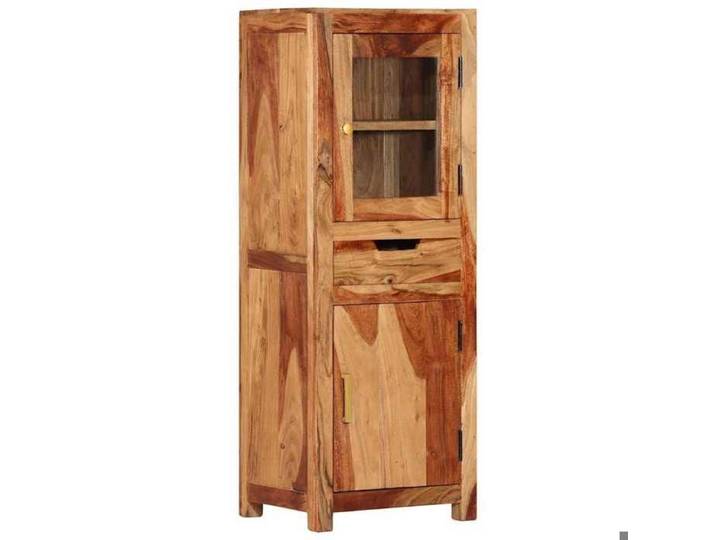Buffet haut 40x34x110 cm bois massif d'acacia 338431