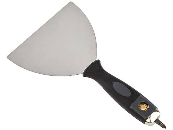 wolfcraft Professioneel Breed Plamuurmes - 150 mm Stalen Spatel