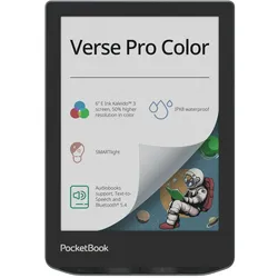 PocketBook Verse Pro Color (6", 16 GB), eReader, Blau, Schwarz