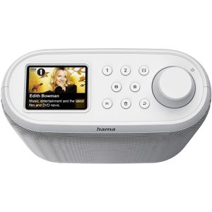 Hama Radio DIR400 DAB+, Bluetooth, WLAN, Internet, weiß