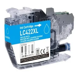 Kompatible Druckerpatrone Brother LC-422 XL-C Cyan, LC422XLC