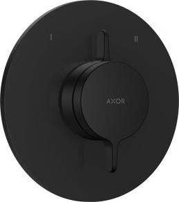 Axor One inbouw mengkraan met 2 aansluitingen, matzwart