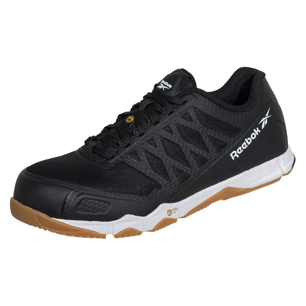 Reebok Sicher-Halbschuh S1P BLACK/GUM ATHLETIC Gr.47 (S1P, 47) (14401)