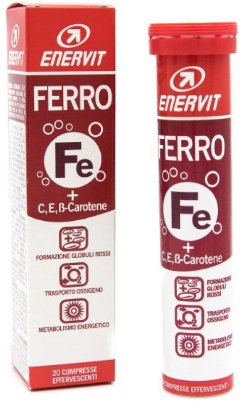 Enervit Ferro Integratore Alimentare, 20 Cpr Effervescenti