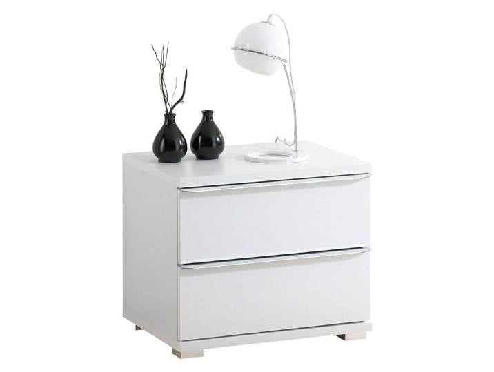 Moderano Nachtschrank, Weiß, Kunststoff, 2 Schublade(n) Schubladen, 51x44x40 cm, Goldenes M, BQ - Bündnis für Qualität, Made in Germany, Typenauswahl, Soft-Close-System, Schlafzimmer, Nachttische