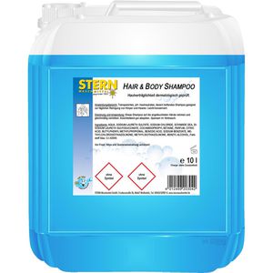 Stern Duschgel Hair & Body Shampoo, für Frauen und Männer, pH-neutral, 10 Liter