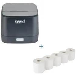 Iggual Thermodrucker-Kit Tp Easy 58 + 5 Rollen