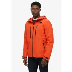Superdry für Herren. M5012249A Wasserdichte Jacke orange (S), Lässig, Polyester
