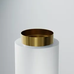 Steinberg Serie 442 Waschtisch Aufsatzbecken aus Edelstahl, brushed gold, 442 6020 BG 442 6020 BG