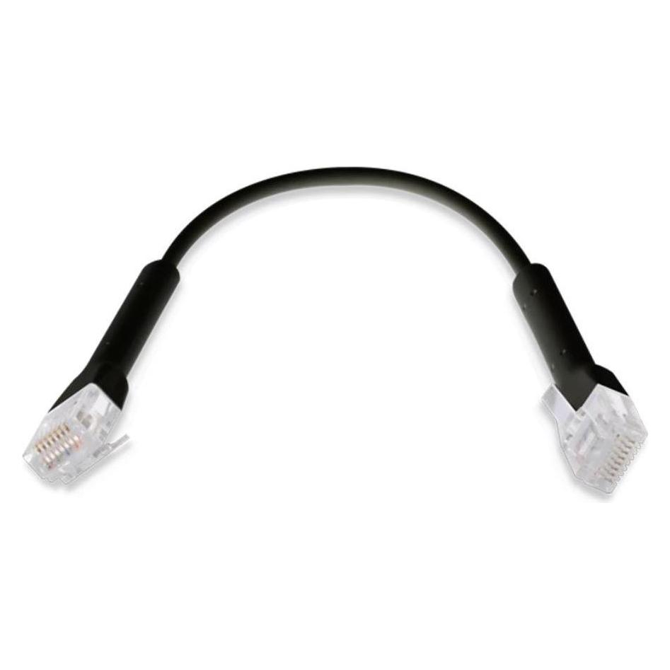 Ubiquiti Netzwerkkabel (UTP, CAT6, 0.30 m) (UC-PATCH-0.3M-RJ45- BK)