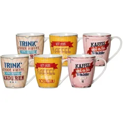 Ritzenhoff & Breker, Tasse, Büro Henkelbecher (360 ml, 6x)