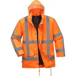 Warnschutz Winterjacke "RWS Traffic" orange - XL - Orange