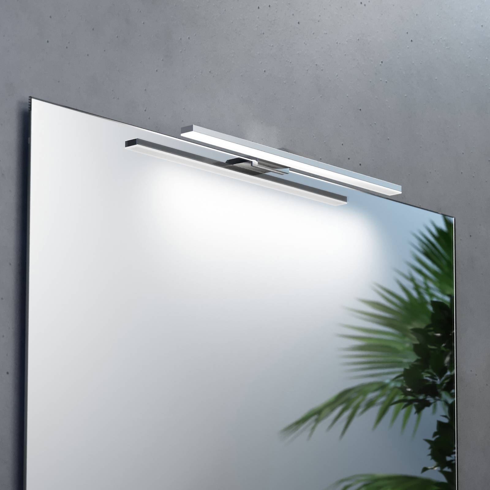 Wandlampe Triga MCJ, chrom / silber, für Badezimmer, Aluminium, Modern, Wandleuchte, Wandlampe Bad