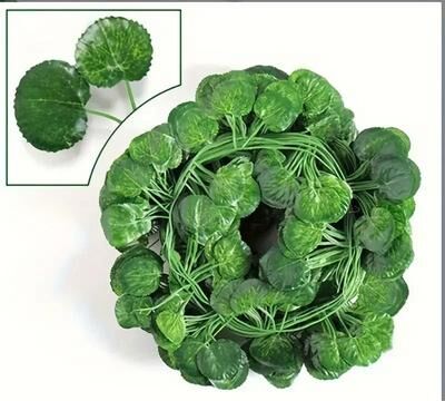 Uplifted Finds Faux Ivy Leaf Garlands And Hanging Silk Vines begonia 100m (50 Strings)