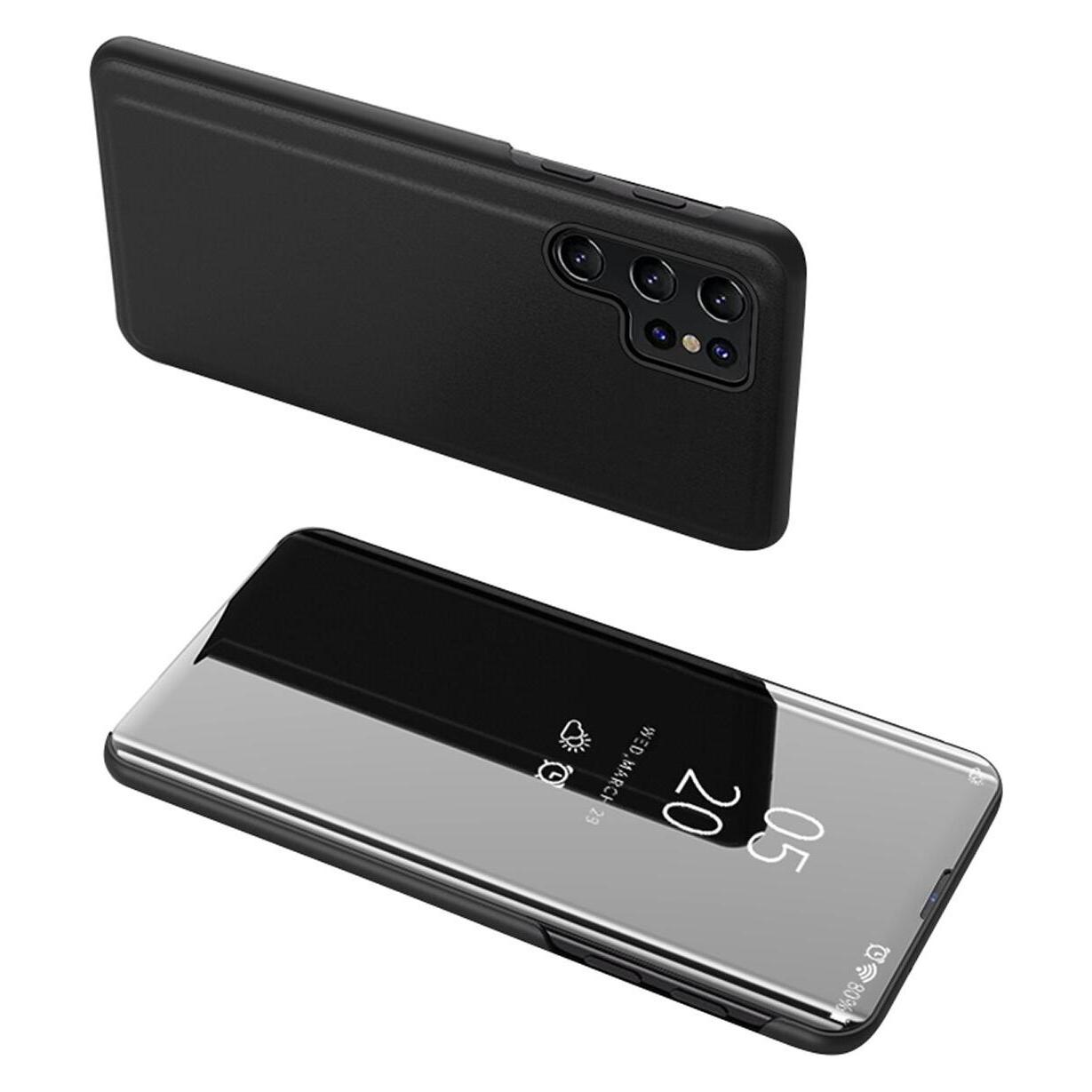 Hurtel Clear View Case für Samsung A05s mit Klappe - Schwarz (Samsung Galaxy A05s) (1404978613)