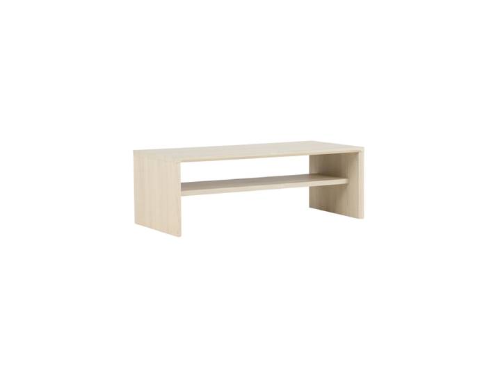 Zeitloser Couchtisch „Telemarket“ 100 x 50 cm Whitewash VE DESIGN