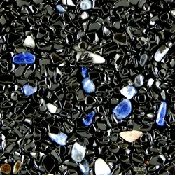 Terralith Edelsteinteppich Sodalith / Nero 1 qm -innen-