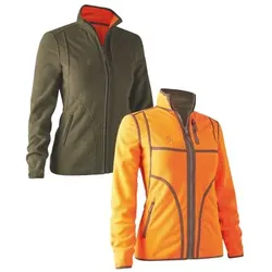 Deerhunter Lady Pam Bonded Fleecejacke Damen, wendbar (Orange), Orange, 36