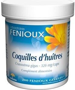 FENIOUX Concha Ostra 320 mg 200 caps