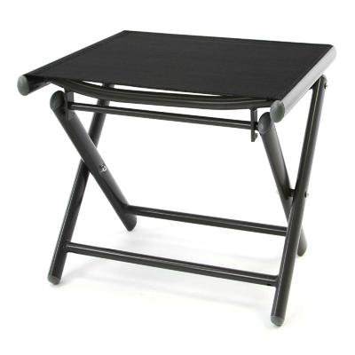 Gartenstuhl VCM "Fußteil aus Aluminium, dunkelgrau", schwarz, Obermaterial: 100% Metall MT., Stühle, Gartenstuhl