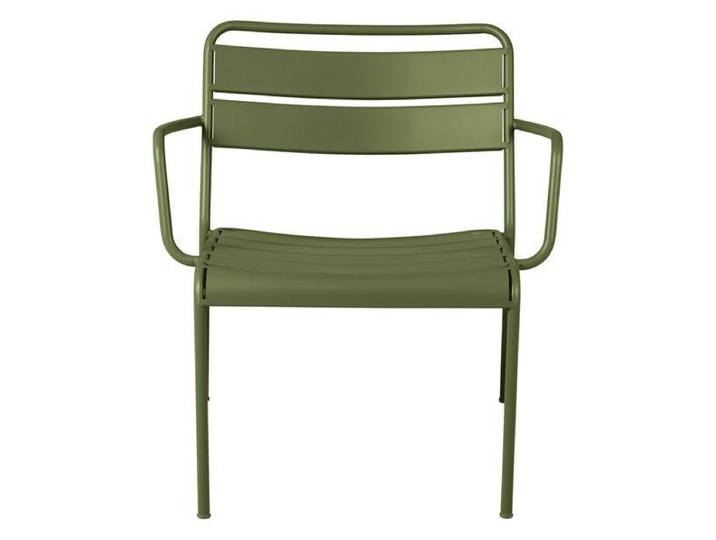 Fauteuil lounge outdoor métal vert foncé