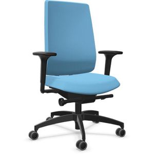 Dauphin Bürostuhl Indeed operator, ID 7046, wasserblau, Stoff, belastbar bis 150 kg