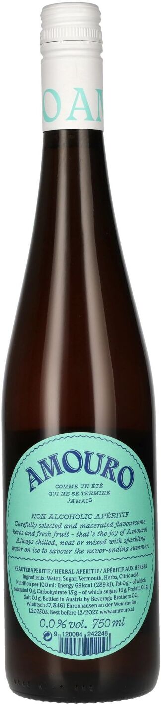 AMOURO Apéritif aux herbes Alkoholfrei 0,75l