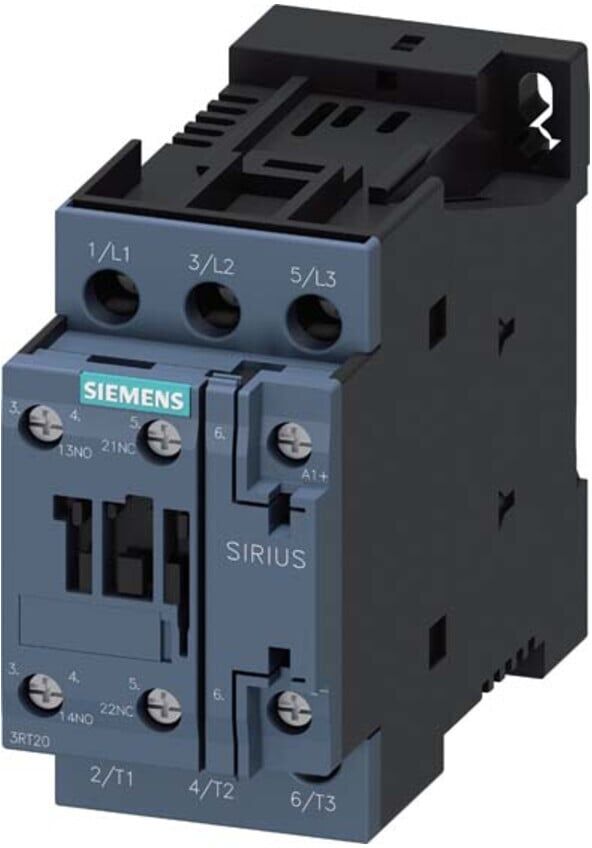 Siemens Dig.Industr. Schütz 24VDC 5, 5kW/400V 3p 3RT2024-1BB40 (3RT20241BB40)