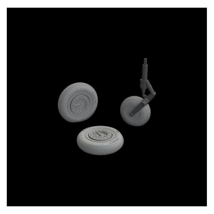 Eduard MiG-15 wheels 1/48 for BRONCO (648622)