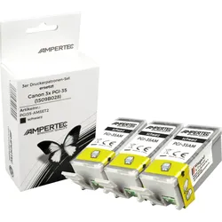 3 Kompatible Tinten ersetzt Canon PGI-35 Multipack schwarz