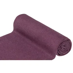 Rippen-Bündchenstoff "Comfort", aubergine-melange