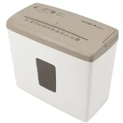GENIE Aktenvernichter »440 X II« Weiß-Braun, 22x27x17 cm